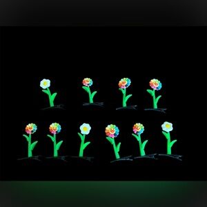 Flower Hair Clips Set